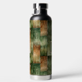 Greens and Brown Paint Wash Trinkflasche (Rechts)