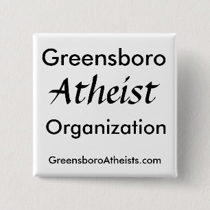 Greensboro, Atheist, Organisation, GreensboroAt… Button