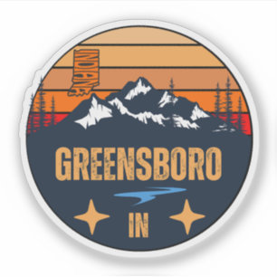 Greensboro, Indiana Aufkleber