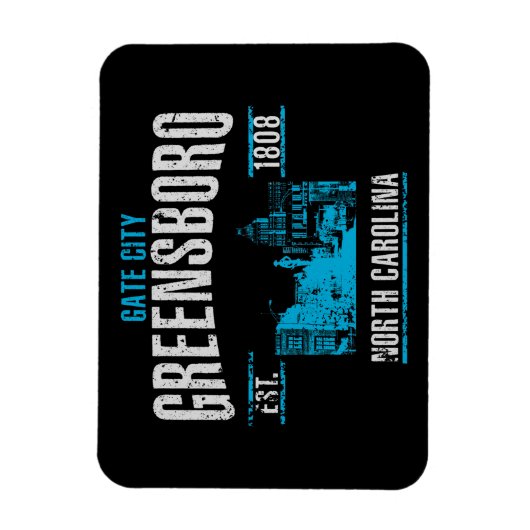 Greensboro Magnet (Vertikal)