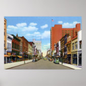 Greensboro North Carolina Elm Street Poster (Vorne)