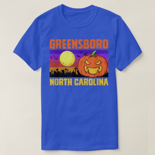 Greensboro North Carolina Happy Halloween Party Lo T-Shirt (Design vorne)