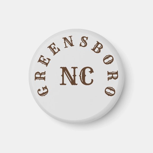 Greensboro, North Carolina Magnet (Vorne)