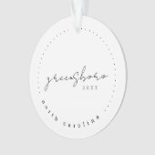 Greensboro North Carolina Travel USA Simple Ornament (Vorderseite)