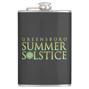 Greensboro Sommer-Sonnenwende Branding Einfach Sch Flachmann