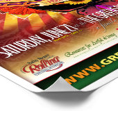 Greensboro Summer Solstice 2014 Souvenir Poster (Ecke)