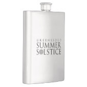 Greensboro Summer Solstice Branding Simple Flachmann (Rechts)