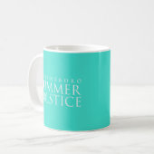 Greensboro Summer Solstice Deep Türkise Kaffeetasse (Vorderseite Links)