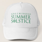 Greensboro Summer Solstice Simple Keepake Truckerkappe (Vorderseite)
