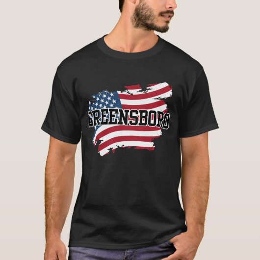 Greensboro USA T-Shirt (Vorderseite)