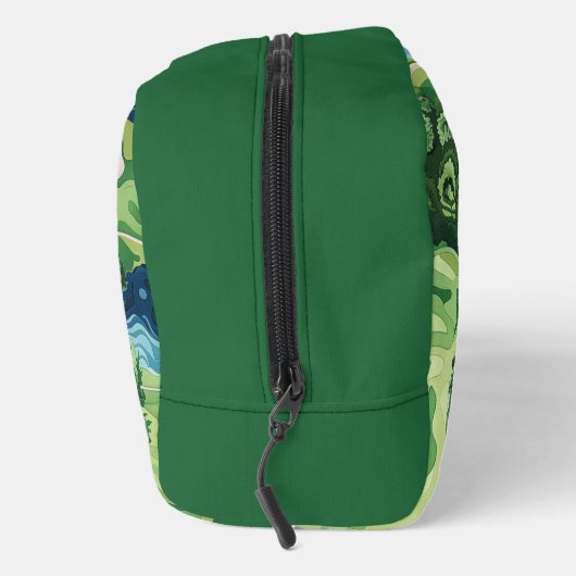 Greenside Getaway: Golfers Mit Monogramm Dopp-Kit Waschbeutel (Rechts)