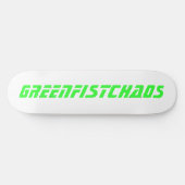 GREENSKATECHAOS SKATEBOARD (Horizontal)