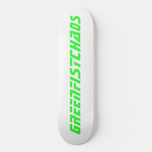GREENSKATECHAOS SKATEBOARD (Vorderseite)