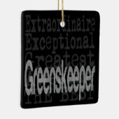 Greenskeeper Extraordinator Keramikornament (Rechts)