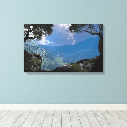 Greenvale Leinwanddruck (Insitu (Holzboden))