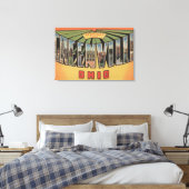 Greenville, Ohio - Große Buchstabenszenen Leinwanddruck (Insitu (Schlafzimmer))