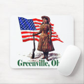 Greenville, Ohio Mousepad (Mit Mouse)