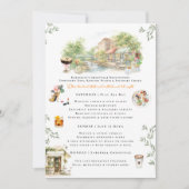 Greenville SC Bachelorette Weekend Itinerary Einladung (Vorderseite)