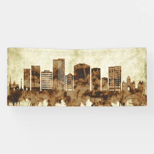 Greenville South Carolina Cityscape Banner (Horizontal)