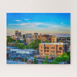 Greenville, South Carolina, Downtown Sunset Puzzle