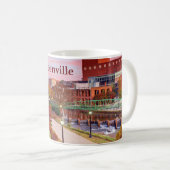 Greenville, South Carolina, Fall Sunset, Downtown Kaffeetasse (VorderseiteRechts)