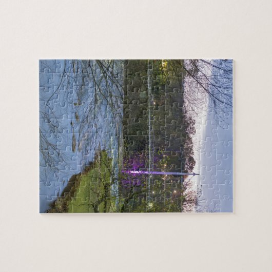 Greenville South Carolina-Freiheitsbrücke Puzzle (Horizontal)