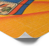 Greenville, South Carolina - Große Buchstabenszene Poster (Ecke)