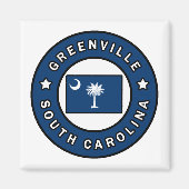 Greenville South Carolina Magnet (Vorne)