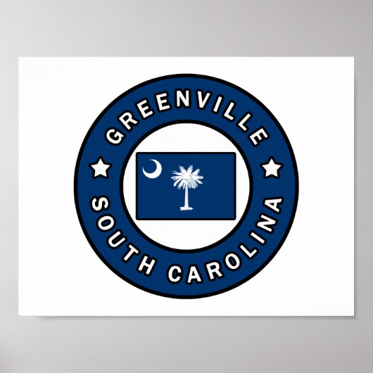 Greenville South Carolina Poster (Vorne)