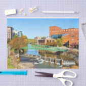 Greenville, South Carolina Reedy River Seidenpapier (Handwerk)