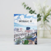 Greenville South Carolina Travel Foto Postkarte (Stehend Vorderseite)