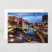 Greenville South Carolina Travel Foto Postkarte (Vorne/Hinten)