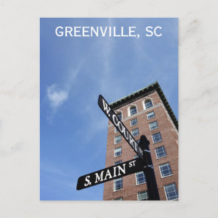 Greenville South Carolina Travel Foto Postkarte
