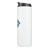 Greenville South Carolina Wood Grain Thermosbecher (Nach rechts gedreht)