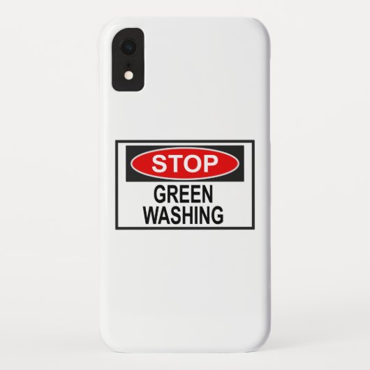 Greenwash-Zeichen beenden (1) Case-Mate iPhone Hülle (Rückseite)