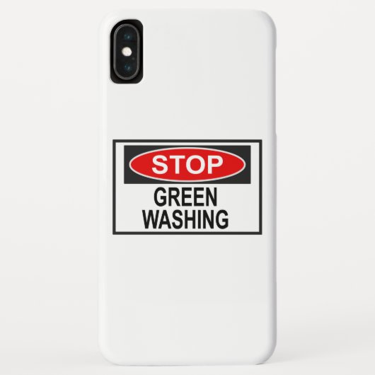 Greenwash-Zeichen beenden (1) Case-Mate iPhone Hülle (Rückseite)