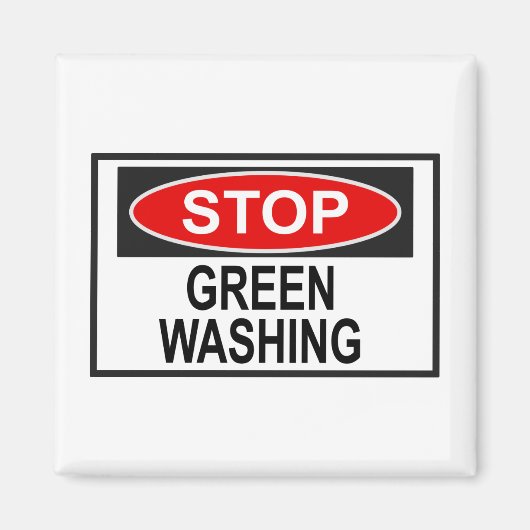 Greenwash-Zeichen beenden (1) Magnet (Vorne)