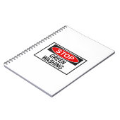 Greenwash-Zeichen beenden (1) Notizblock (Linke Seite)