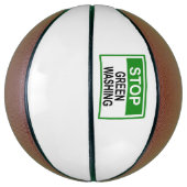 Greenwash-Zeichen beenden Basketball (Vertikal)