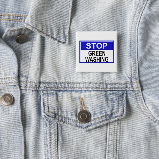 Greenwash-Zeichen beenden Button (Beispiel)