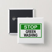 Greenwash-Zeichen beenden Button (Vorne & Hinten)