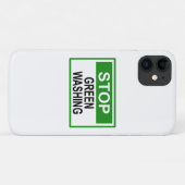Greenwash-Zeichen beenden Case-Mate iPhone Hülle (Rückseite (Horizontal))