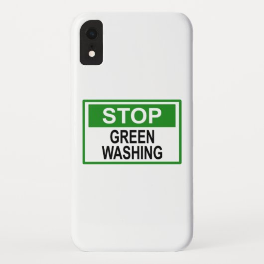 Greenwash-Zeichen beenden Case-Mate iPhone Hülle (Rückseite)