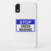 Greenwash-Zeichen beenden Case-Mate iPhone Hülle (Rückseite)