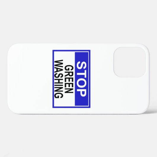 Greenwash-Zeichen beenden Case-Mate iPhone Hülle (Rückseite (Horizontal))