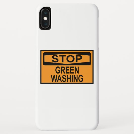 Greenwash-Zeichen beenden Case-Mate iPhone Hülle (Rückseite)