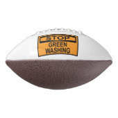 Greenwash-Zeichen beenden Football (Gedreht 270)