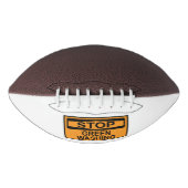 Greenwash-Zeichen beenden Football (Vorderseite)