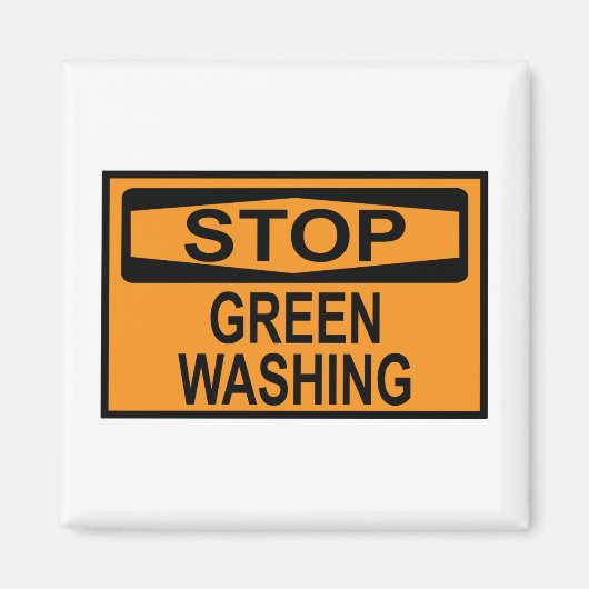 Greenwash-Zeichen beenden Magnet (Vorne)