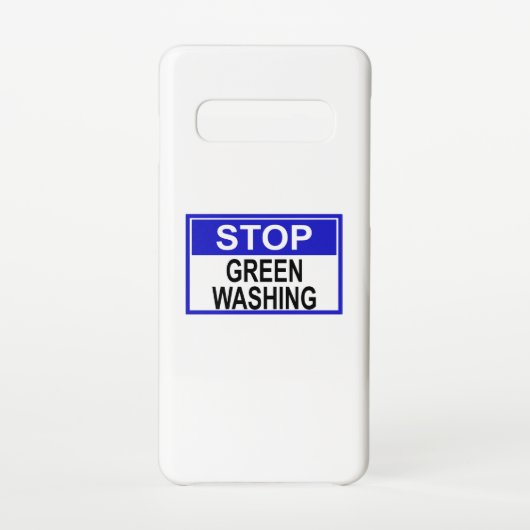 Greenwash-Zeichen beenden Samsung Galaxy Hülle (Rückseite)